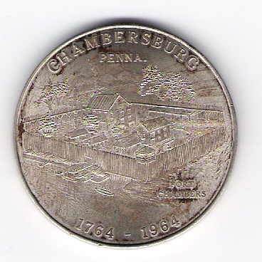 Fort-Chambers--Pa.-Medal-In-Silver